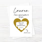 Gold Scratch Card | Surprise Card | Godmother - Godfather Scratch Reveal Card