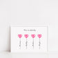 Family Print | Personalised Balloons Print | Heart Family Gift