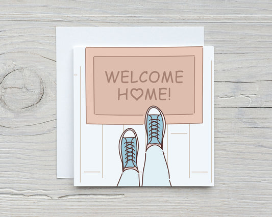 Welcome Home Card | Greetings Card | Cute Card
