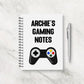 Funny Notebook | Gaming Notebook | Gift, Planner (Design 1)