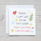 Daddy To Be Christmas Card | From The Bump Christmas | Cute Christmas Card