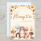 Baby Shower Card | Woodland Animal Baby Shower Card | New Baby Card