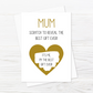 Gold Scratch Card | Funny Surprise Best Gift Ever Card | Mum Birthday - Father's Day Scratch Reveal Card | Joke Card