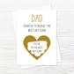 Gold Scratch Card | Funny Surprise Best Gift Ever Card | Dad Birthday - Father's Day Scratch Reveal Card | Joke Card