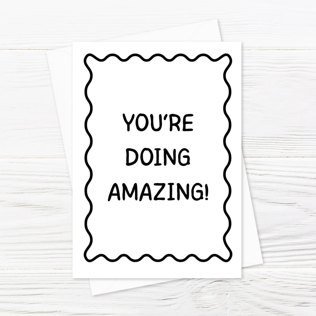 Congratulations Card | You're Doing Amazing | Positive Card | Motivational Card