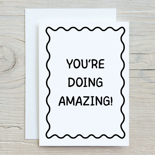 Congratulations Card | You're Doing Amazing | Positive Card | Motivational Card