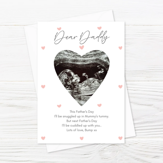 Father's Day Card | Scan Photo Card | Daddy To Be Card - Dinky Designs