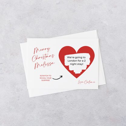 A6 Surprise Ticket Print | Personalised Birthday Ticket | Birthday Scratch Reveal | Gift Idea - Dinky Designs