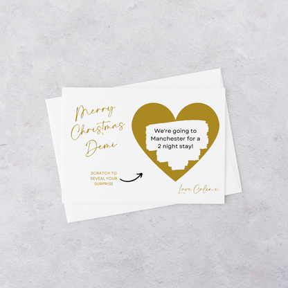 A6 Surprise Ticket Print | Personalised Birthday Ticket | Birthday Scratch Reveal | Gift Idea - Dinky Designs