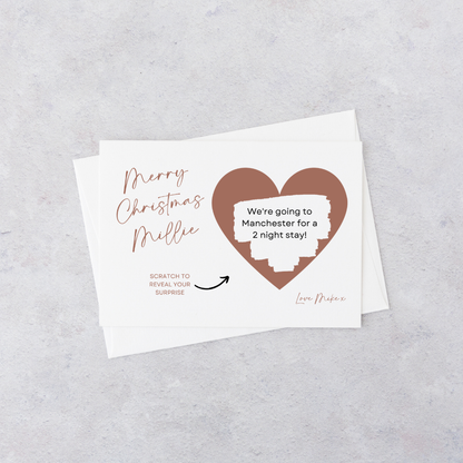 A6 Surprise Ticket Print | Personalised Birthday Ticket | Birthday Scratch Reveal | Gift Idea - Dinky Designs