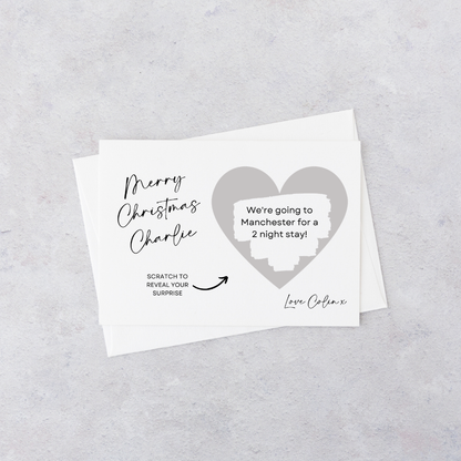 A6 Surprise Ticket Print | Personalised Birthday Ticket | Birthday Scratch Reveal | Gift Idea - Dinky Designs