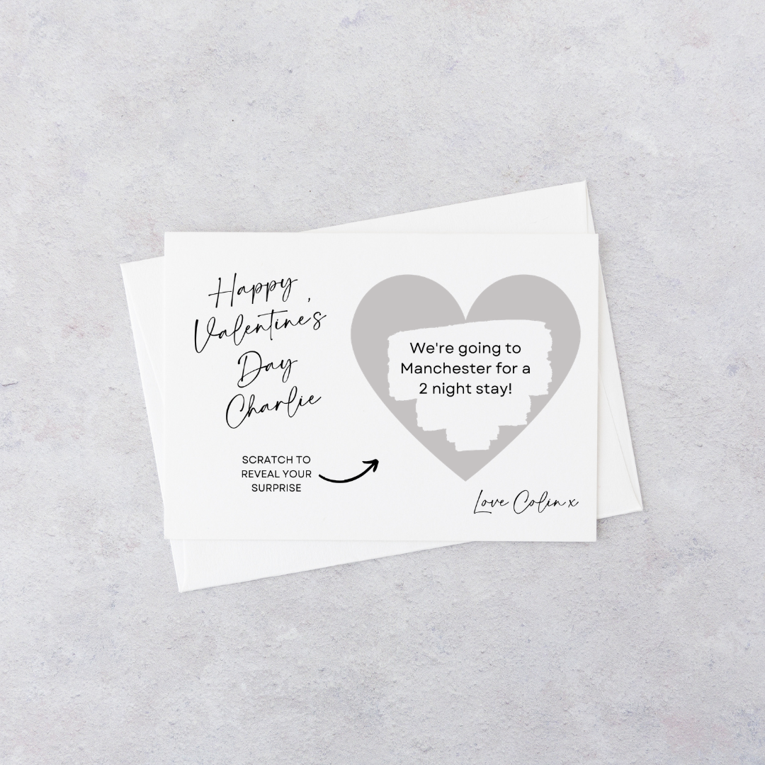 A6 Surprise Ticket Print | Personalised Birthday Ticket | Birthday Scratch Reveal | Gift Idea - Dinky Designs