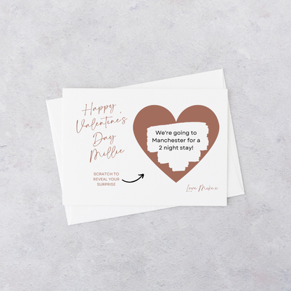 A6 Surprise Ticket Print | Personalised Birthday Ticket | Birthday Scratch Reveal | Gift Idea - Dinky Designs