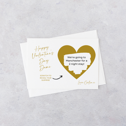 A6 Surprise Ticket Print | Personalised Birthday Ticket | Birthday Scratch Reveal | Gift Idea - Dinky Designs