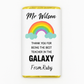Rainbow Teacher Chocolate Wrapper Sticker | Chocolate Wrapper Label | Teacher Gift