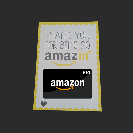Gift Card Print | A6 Gift Card Amazon Backing Print | SALE ITEM