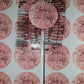 Blush Pink Birthday Stickers | Sticker Sheet 45mm Circles | Party Stickers | Circle Stickers | Sticker Sheet