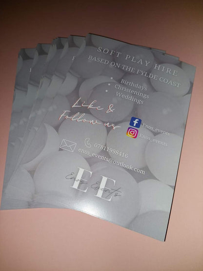 A6 Business Leaflets | Business Advertising Supplies | Premium or Standard Options