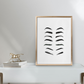 Eyebrow Shape Image Print | Salon Print | Salon Supplies