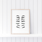 Eyebrow Shape Image Print | Salon Print | Salon Supplies