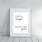 Quote Print | Life Is Tough, But So Are You | Positive Print