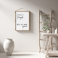 Quote Print | Life Is Tough, But So Are You | Positive Print
