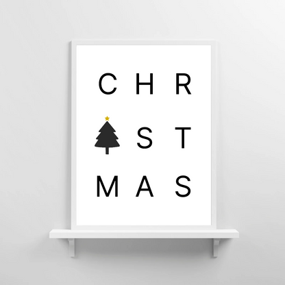 Christmas Print | Christmas Word Print | Christmas Decor