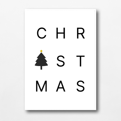 Christmas Print | Christmas Word Print | Christmas Decor