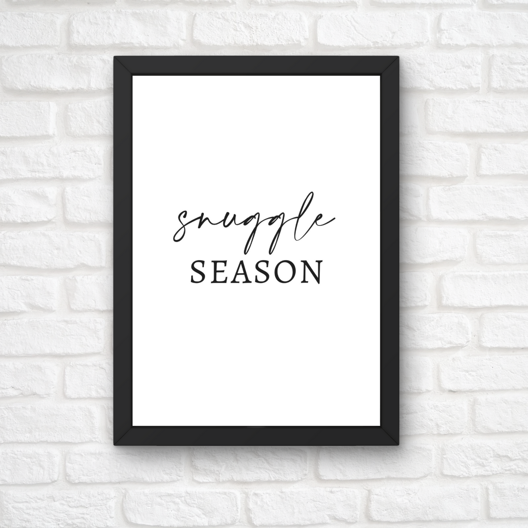 Christmas Print | Snuggle Season | Winter Decor