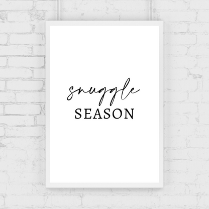 Christmas Print | Snuggle Season | Winter Decor