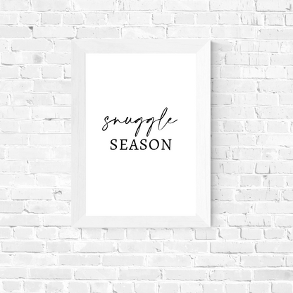 Christmas Print | Snuggle Season | Winter Decor
