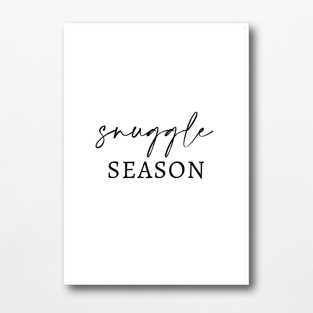 Christmas Print | Snuggle Season | Winter Decor