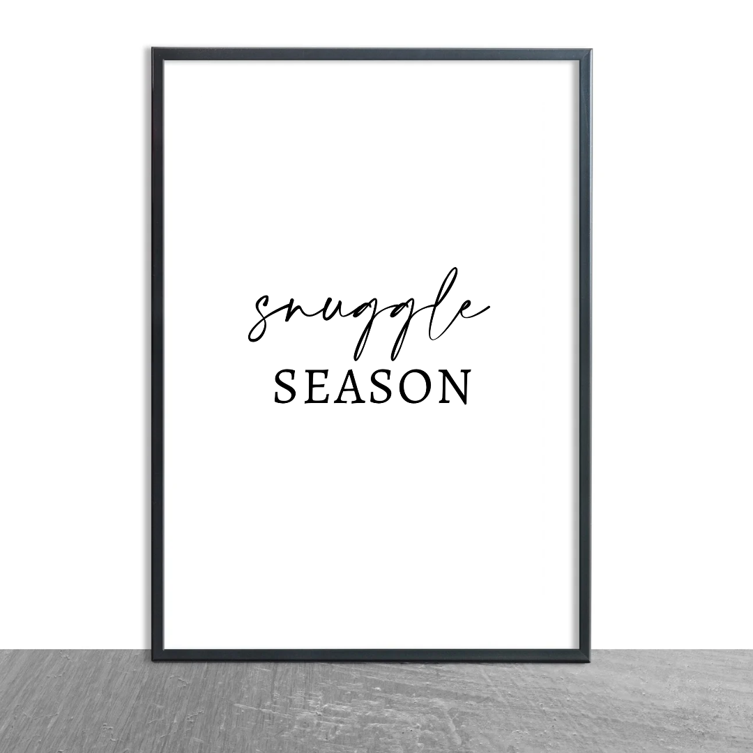 Christmas Print | Snuggle Season | Winter Decor