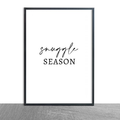Christmas Print | Snuggle Season | Winter Decor