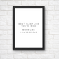 Quote Print | Don't Sleep Like You're Rich, Work Like You're Broke | Positive Inspirational Print | Work Office Print