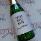 Wine Bottle Label | Teacher Chocolate Wrapper Sticker | Teacher Wine Bottle Sticker | Pairs Well With Summer Holidays | Teacher Gift
