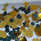SALE ITEM | Green Gold Confetti