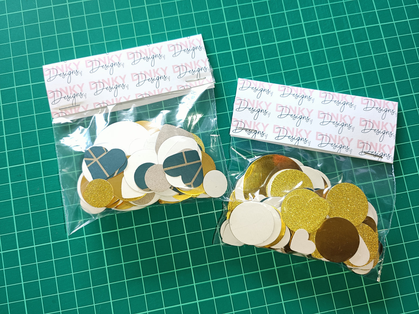 SALE ITEM | Green Gold Confetti