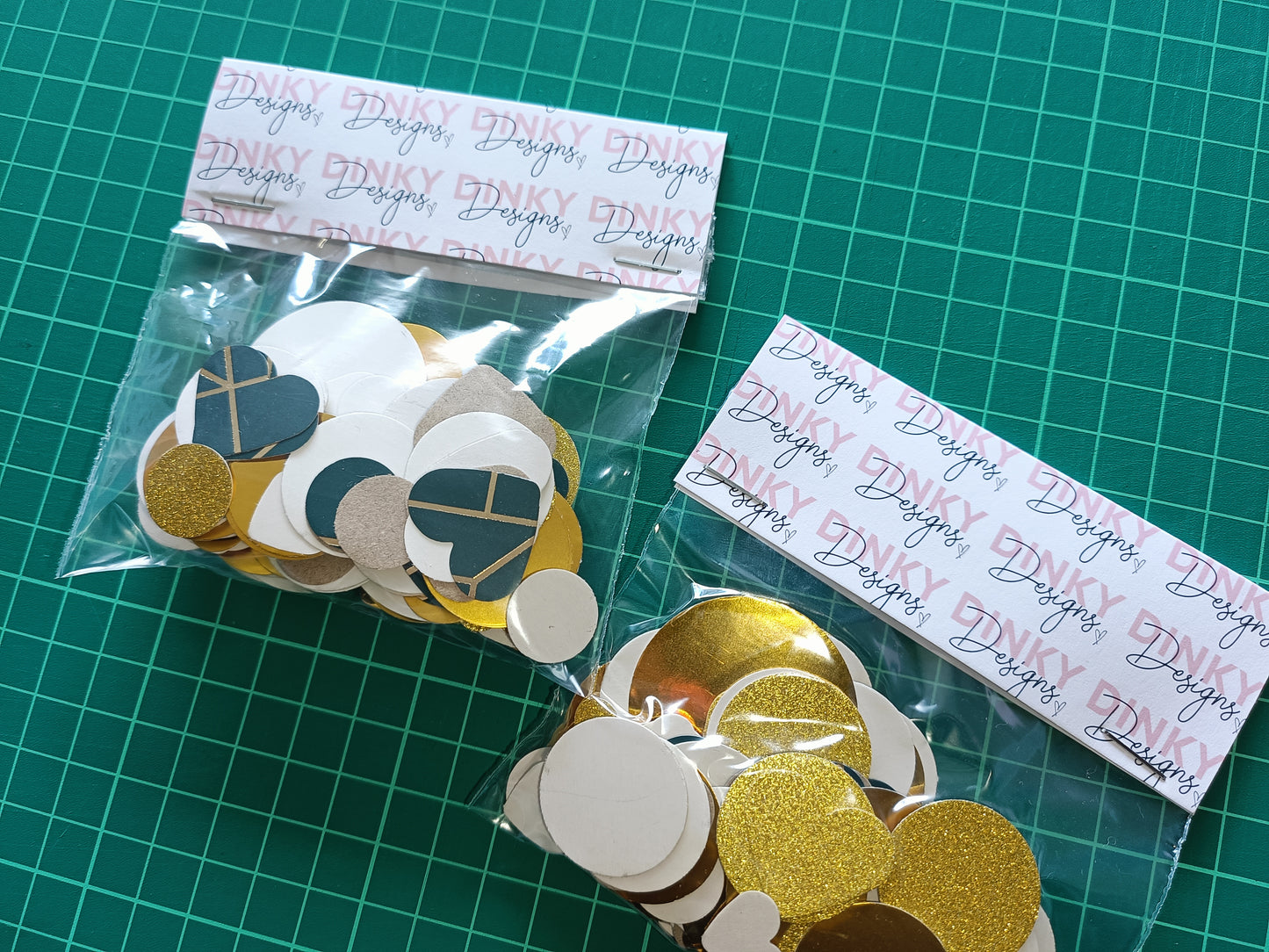 SALE ITEM | Green Gold Confetti