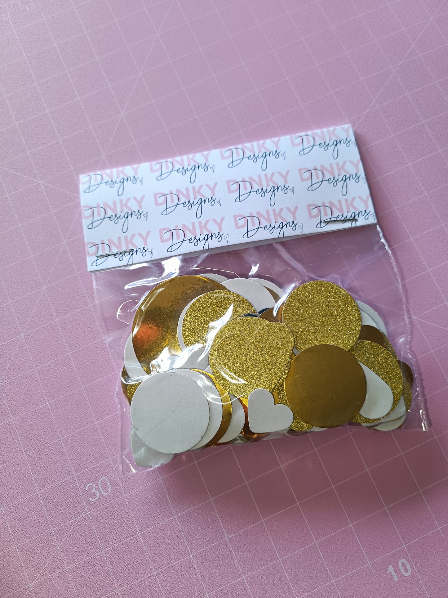 SALE ITEM | Green Gold Confetti