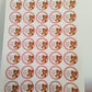 SALE ITEM | 35 x Teddy Bear Picnic Birthday Party Stickers | Thank You For Coming To Charlie's 1st Birthday Party