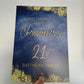 SALE ITEM | Christopher's 21st Birthday Party | A2 Navy & Gold Welcome Board Sign | Personalised Birthday Board