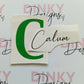 SALE | Calum Sticker | Vinyl Sticker | Mug Label | Notebook Label