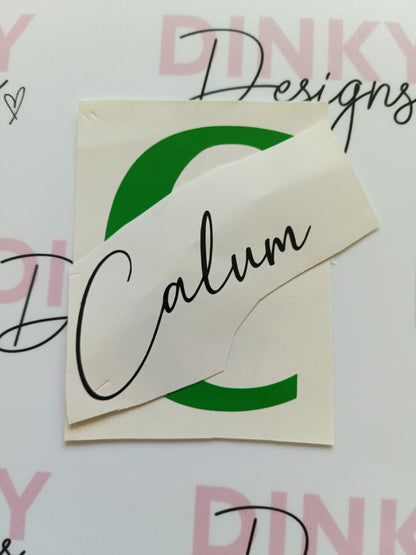 SALE | Calum Sticker | Vinyl Sticker | Mug Label | Notebook Label