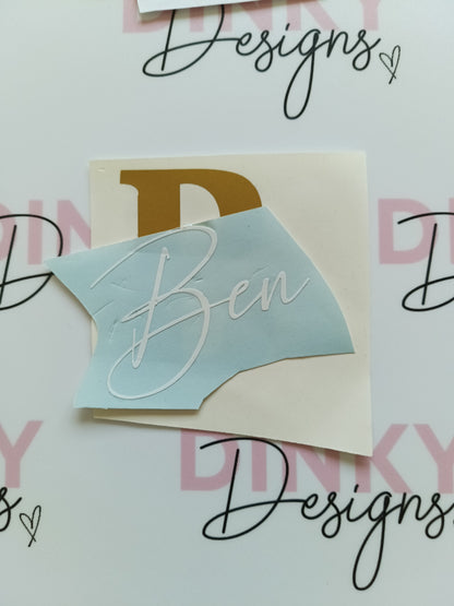 SALE | Ben Sticker | Vinyl Sticker | Mug Label | Notebook Label