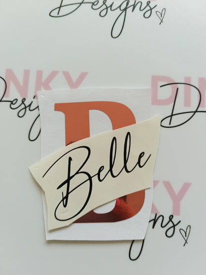 SALE | Belle Sticker | Vinyl Sticker | Mug Label | Notebook Label