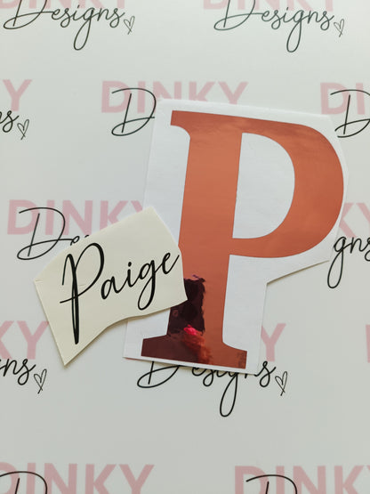SALE | Paige Sticker | Vinyl Sticker | Mug Label | Notebook Sticker