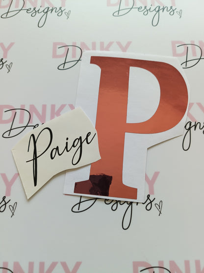 SALE | Paige Sticker | Vinyl Sticker | Mug Label | Notebook Sticker