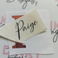 SALE | Paige Sticker | Vinyl Sticker | Mug Label | Notebook Sticker