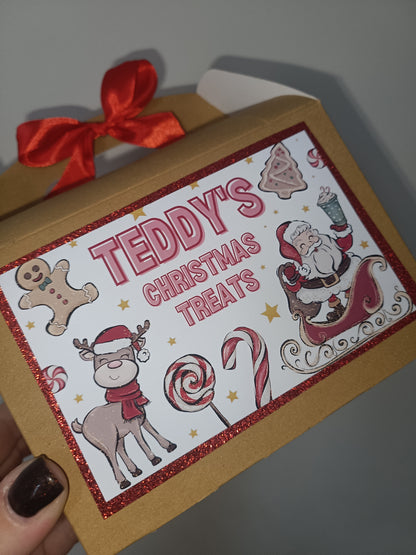Christmas Party Box | Treat Box | Red Christmas Design | Christmas Eve Box | Party Bags